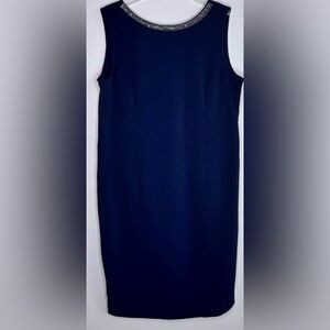 MAYA BROOKE NAVY BLUE DRESS